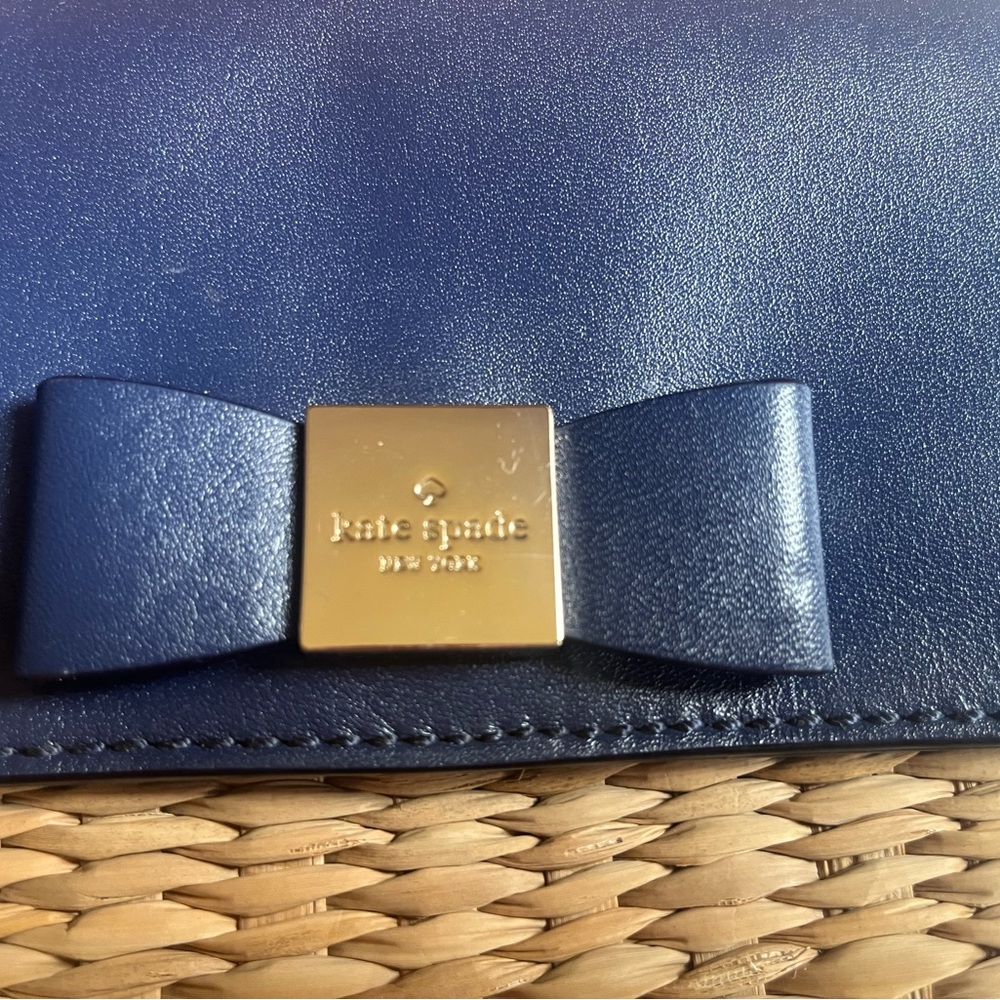 Kate Spade via limoni Clara Blue and Tan Crossbody Bag - Picture 3 of 6